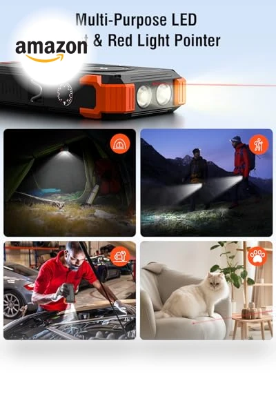 Solar Charger Power Bank — Chargers