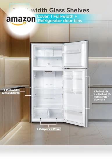 Top Mount Refrigerator with Freezer — Mini Fridges, BLACK+DECKER