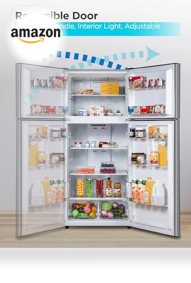 Top Mount Refrigerator with Freezer — Mini Fridges, BLACK+DECKER