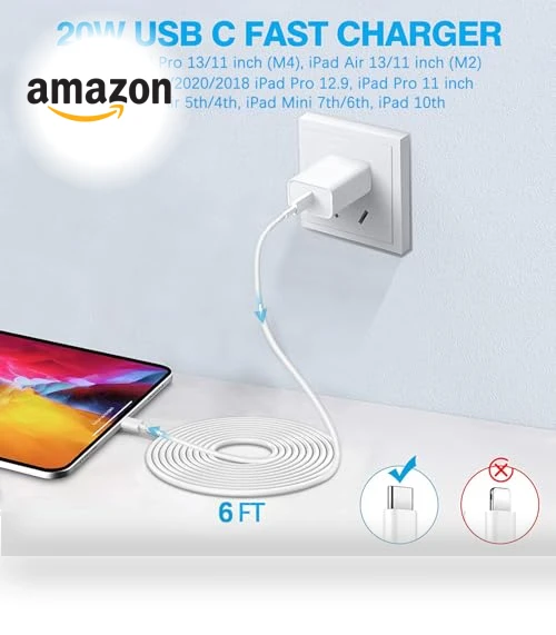 USB C Fast Charger for iPad — Chargers, Shenzhen Liuri Technology Co.,Ltd.
