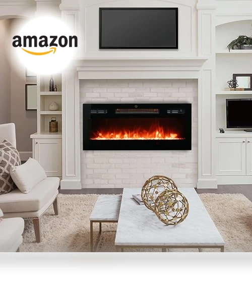 Wall Mounted Electric Fireplace Heater — Electric Heating Solutions, FULEIWO FLAME