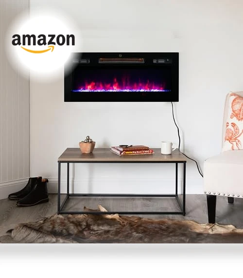 Wall Mounted Electric Fireplace Heater — Electric Heating Solutions, FULEIWO FLAME