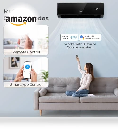 Wifi Enabled Mini Split Air Conditioner & Heater — Cooling Solutions, COSTWAY