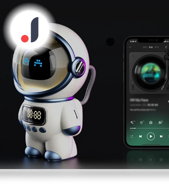 Wireless Stereo Alarm Clock — Alarm, Daily necessities-V