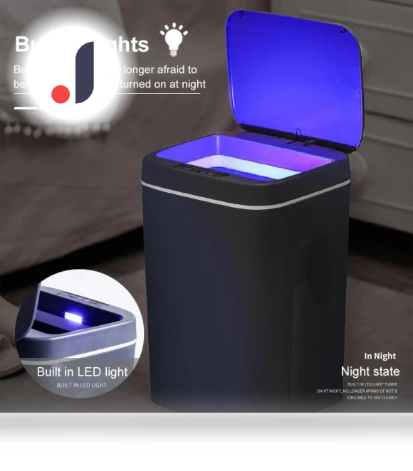 Automatic Sensor Smart Trash Can — Kitchen Cans, Simple and warm