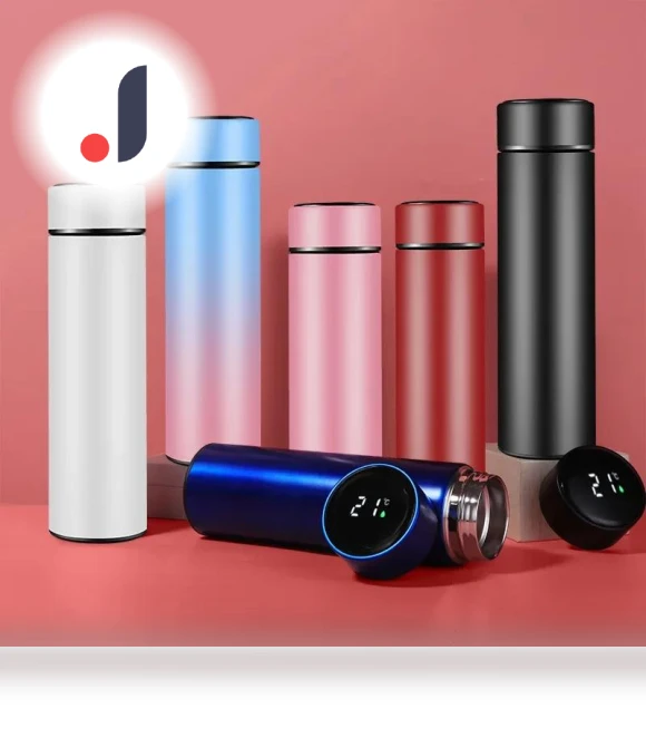 Creative Smart LED Thermos Bottle — Thermoses, TOP-MALL-001