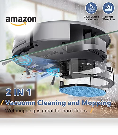 2 in 1 Robotic Vacuum Cleaner with Mopping — Smart Cleaning Robots