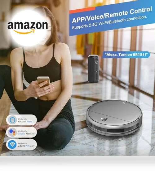 2 in 1 Robotic Vacuum Cleaner with Mopping — Smart Cleaning Robots