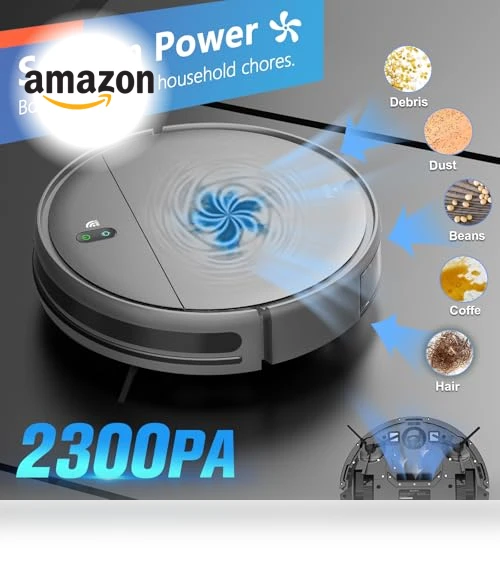 2 in 1 Robotic Vacuum Cleaner with Mopping — Smart Cleaning Robots