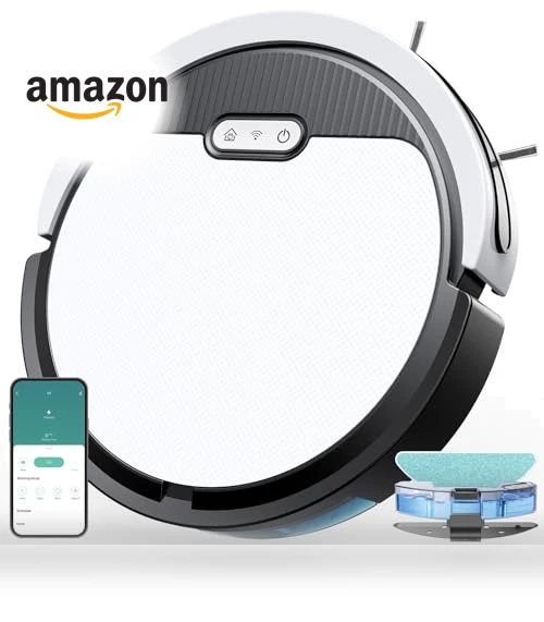 3-in-1 Ultra Thin Robot Vacuum and Mop Combo — Smart Cleaning Robots, Kipvvo