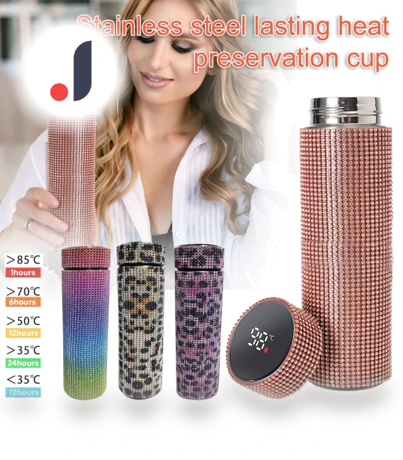 Diamond Thermo Bottle — Travel Drinkware, mujin