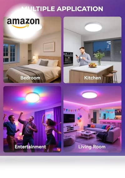 Flush Mount Ceiling Light — Overhead Lighting