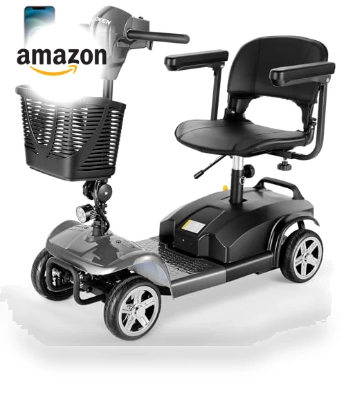 Foldable 4 Wheel Mobility Scooter — Push Scooters, Wooken