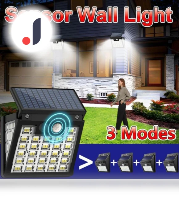 LED Motion Sensor Wall Lamp — Outdoor Security & Flood Lighting, LIUXING