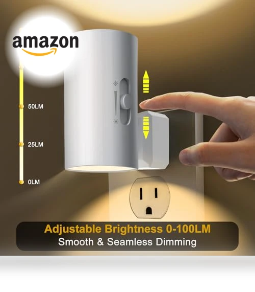 LED Night Light with Dusk to Dawn Sensor — Night Lights, WSKVEZZA