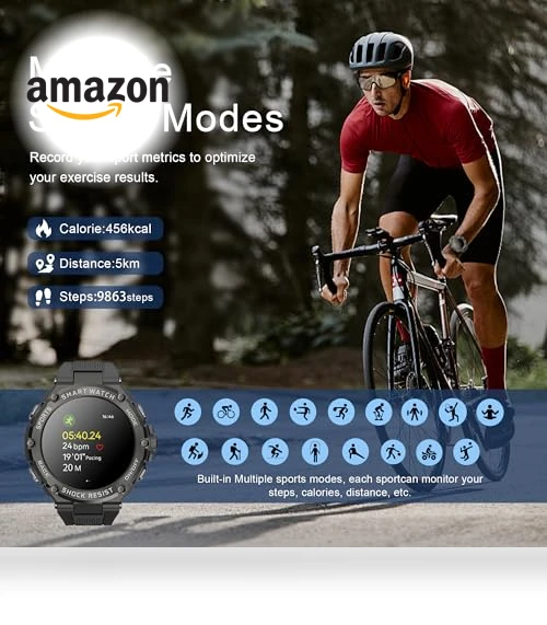 Military Bluetooth Calling Smartwatch — Wearable Accessories, Luzeyo