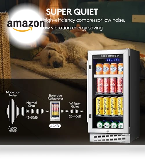 Mini Beverage Fridge Under Counter — Mini Fridges, BODEGA