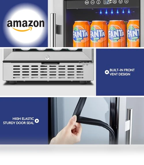 Mini Beverage Fridge Under Counter — Mini Fridges, BODEGA