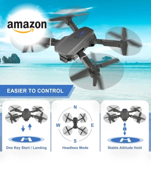 Mini Drone with 4K Dual Cameras — Drones, Jdfdexc
