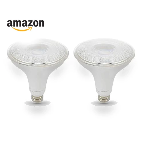 PAR38 Dusk to Dawn Sensor LED Light Bulb — LED, Amazon Basics