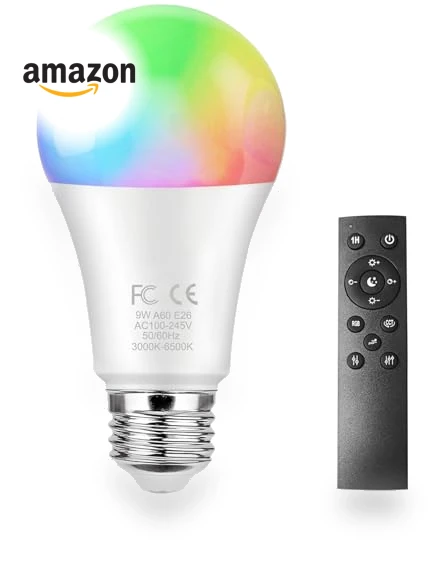 Smart Light Bulb with Remote Control — LED, GRV