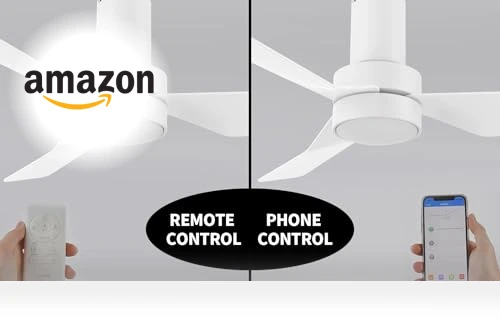 Smart Low Profile Ceiling Fan with Lights — Ceiling Fans, Carro