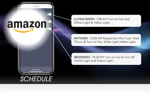 Smart Low Profile Ceiling Fan with Lights — Ceiling Fans, Carro