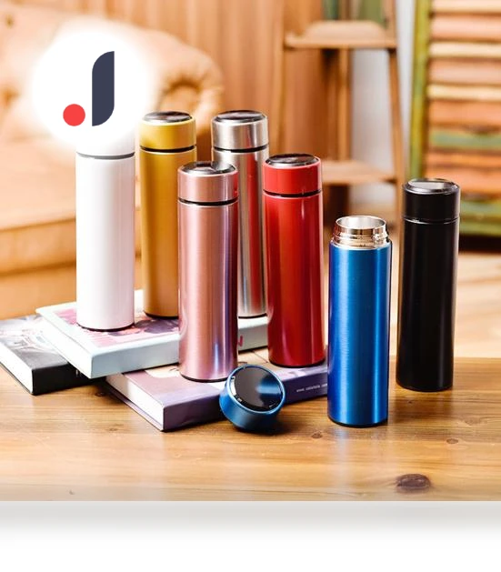 Smart Temperature Display Vacuum Insulated Mug — Beverage Warmers, Pavo
