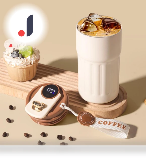 Smart Thermos with Temperature Display — Beverage Warmers, Garden Supplies My