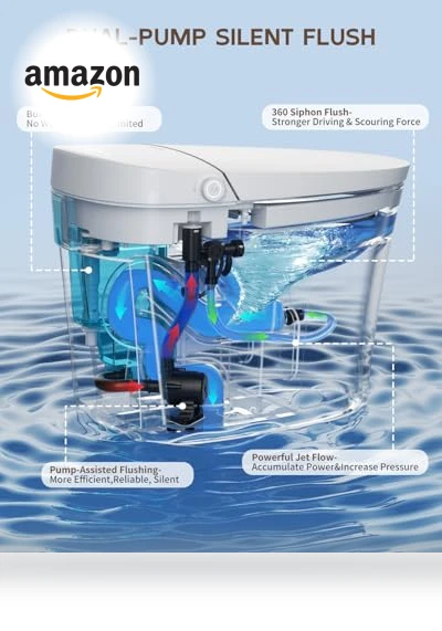 Smart Toilet with Bidet — Bathroom Essentials, SR SUN RISE