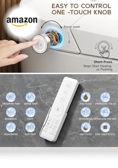 Smart Toilet with Bidet — Bathroom Essentials, SR SUN RISE
