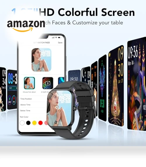 Smart Watch with Bluetooth Calls and Fitness Tracking — Smartwatches, CASCHO