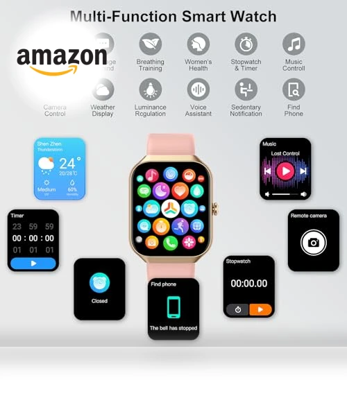 Smart Watch with Heart Rate Monitor — Smartwatches, Jugeman