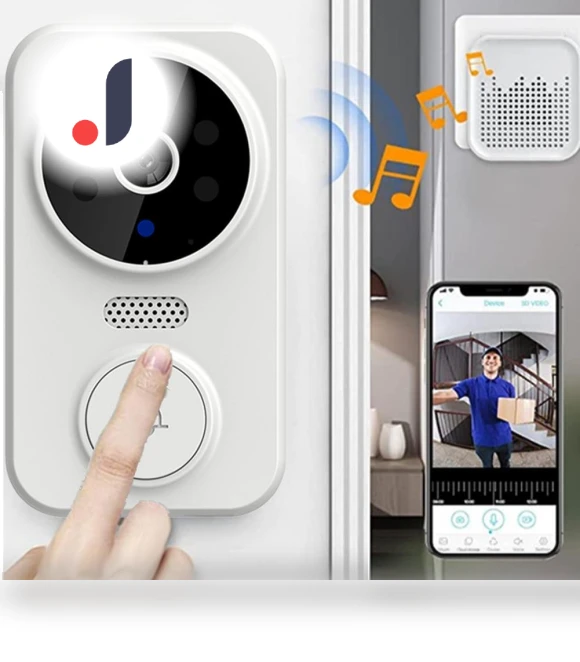 Smart WiFi Video Doorbell — Smart Home Security, Good Household Items