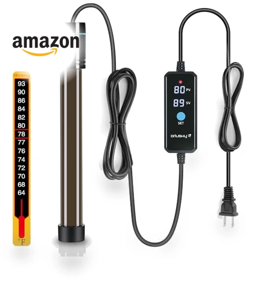 Submersible Aquarium Heater with Digital Display — Heaters & Chillers, Orlushy