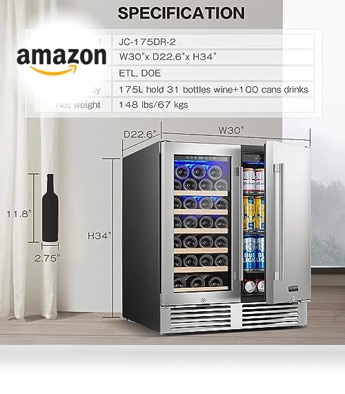 Wine and Beverage Refrigerator — Wine Storage Solutions, BODEGA