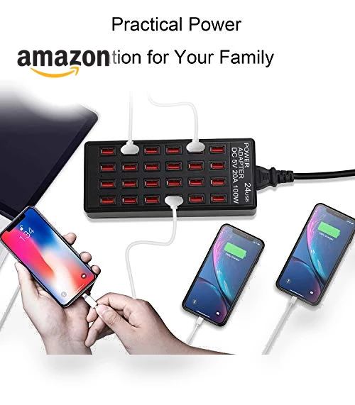 24-Port USB Charging Station — Power Hubs, MIXILIN