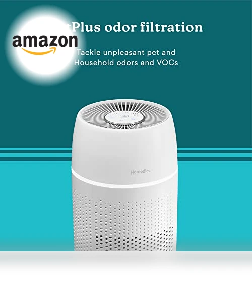 5-in-1 PetPlus UV-C Air Purifier — Activated Carbon Air Purifiers, Homedics