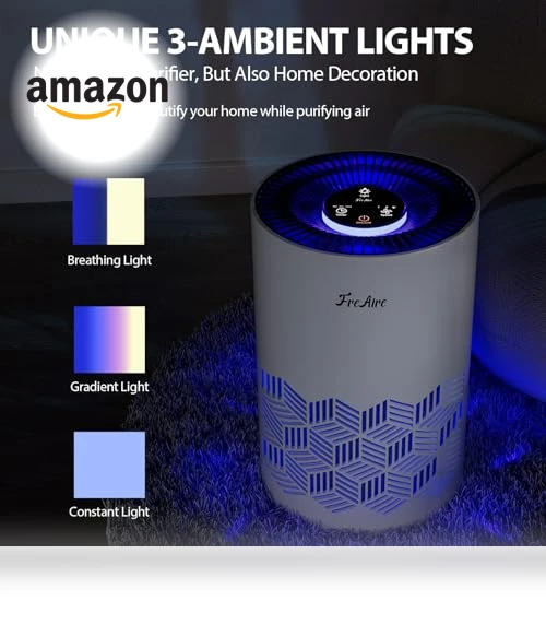 Air Purifier with RGB Lights — HEPA Air Purifiers, FreAire