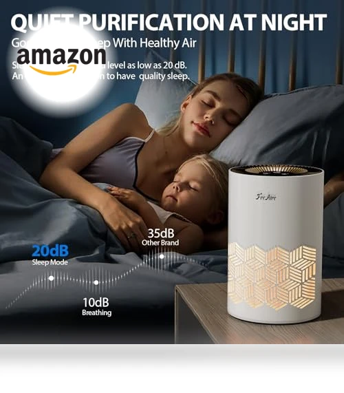 Air Purifier with RGB Lights — HEPA Air Purifiers, FreAire