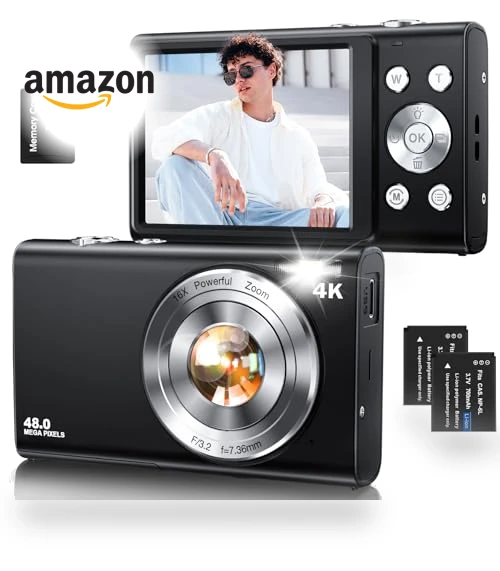 Autofocus 4K Vlogging Camera — Compact Digital Cameras, Lecnippy