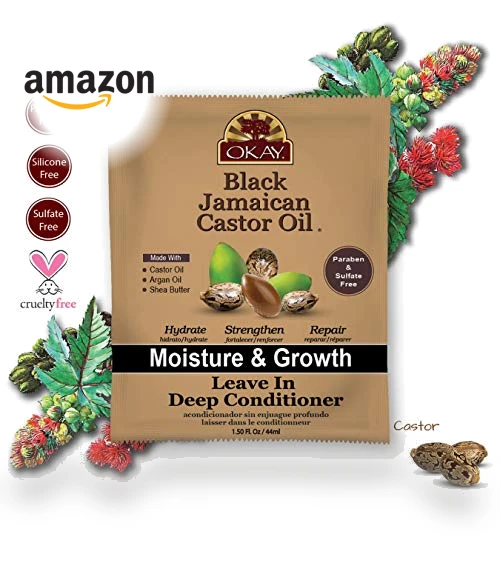 Black Jamaican Castor Oil Leave-In Conditioner — Hair Nourishing Oils, OKAY