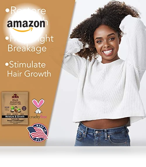 Black Jamaican Castor Oil Leave-In Conditioner — Hair Nourishing Oils, OKAY