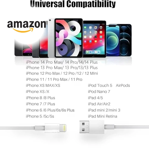 Lightning to USB Charging Cable — Cables, PGQBS