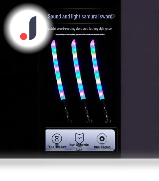 Luminous Gravity Sensor Colorful Sword with Sound — Interactive Learning Devices, Super Go
