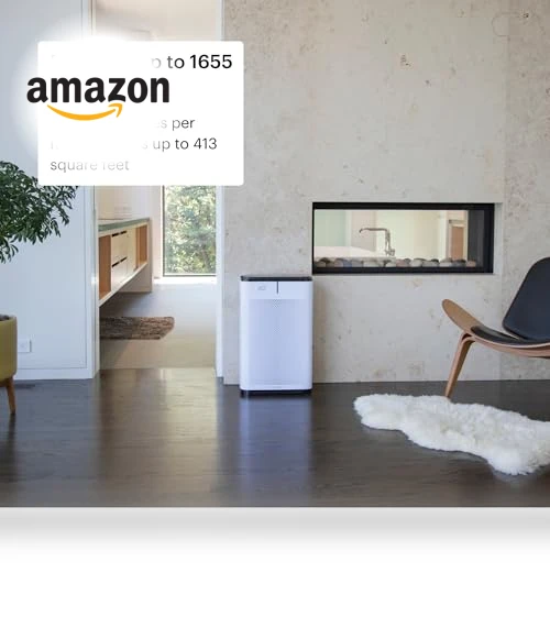 Pro Air Purifier Clean Air Filter With Aurabeat AG+ Technology — Activated Carbon Air Purifiers, Brondell
