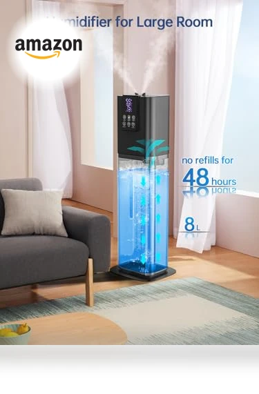 Smart Humidifier for Large Room — Air Moisturizers, Hiswelle