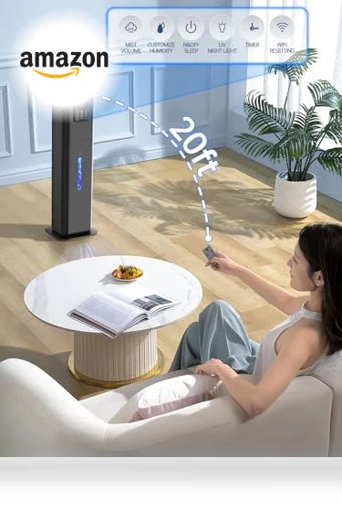 Smart Humidifier for Large Room — Air Moisturizers, Hiswelle
