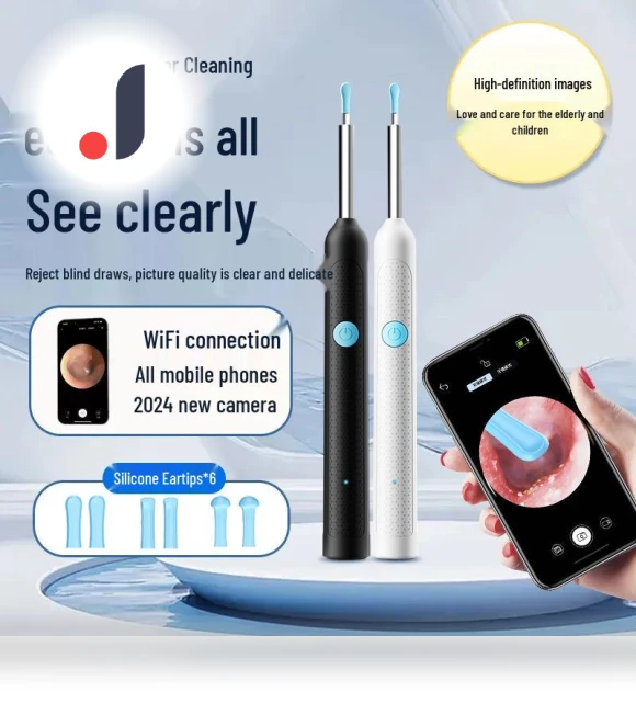 Smart Illuminated Wireless Ear Cleaner — Syringes, TrendVibeCN
