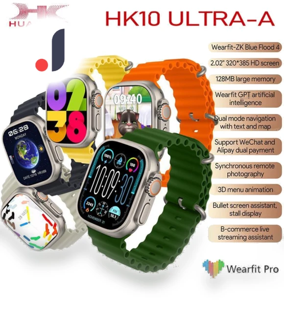 Smart Watch with AMOLED Display — Wearable Accessories, Wula Mall